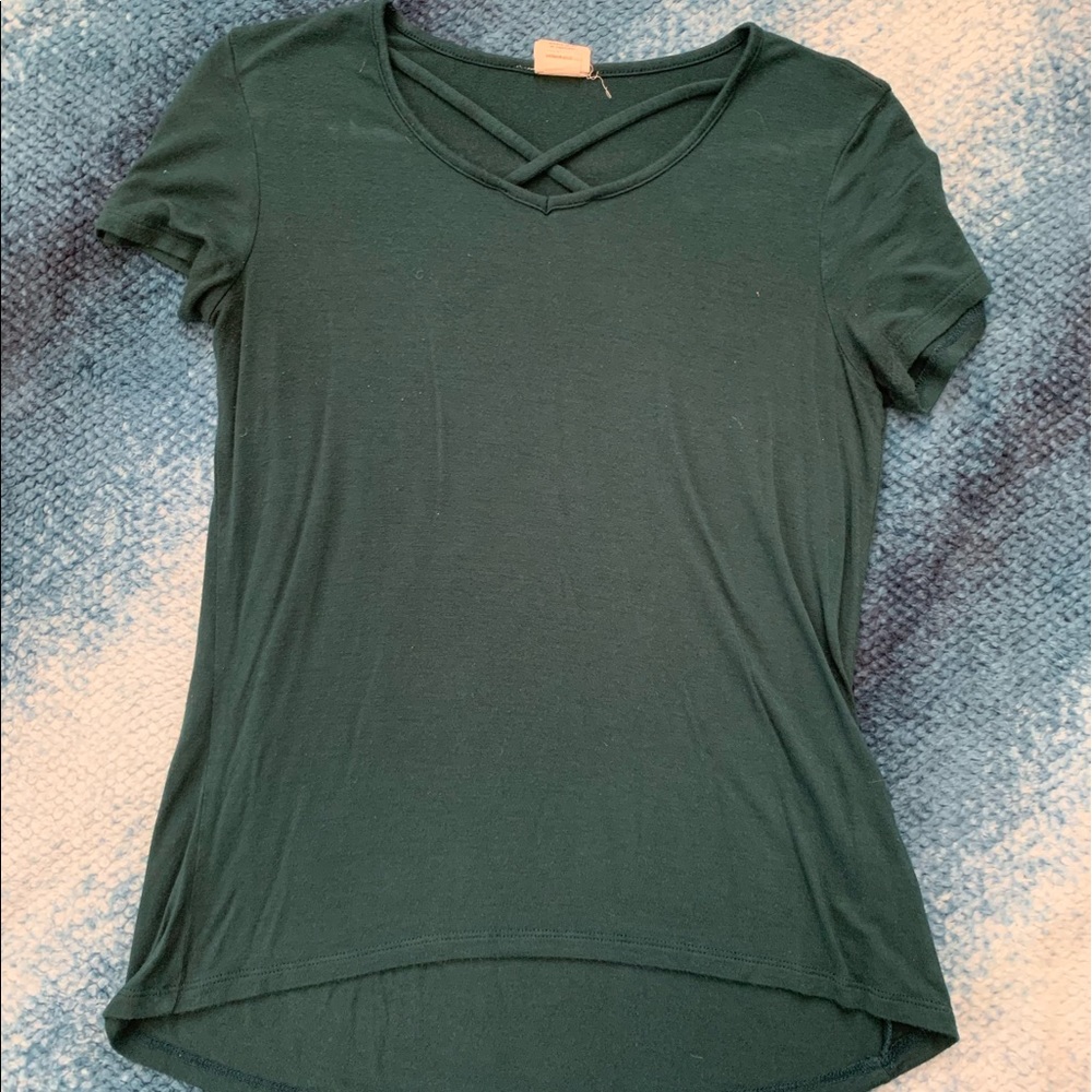 Cross chest shirt